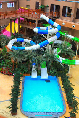Multi Lane Customized Spiral Water Slide cho công viên nước - SGS kiểm toán nhà sản xuất