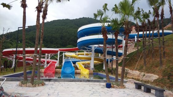 Multi Lane Customized Spiral Water Slide cho công viên nước - SGS kiểm toán nhà sản xuất