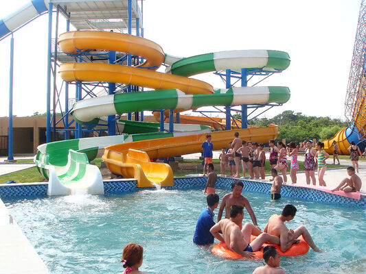 Multi Lane Customized Spiral Water Slide cho công viên nước - SGS kiểm toán nhà sản xuất