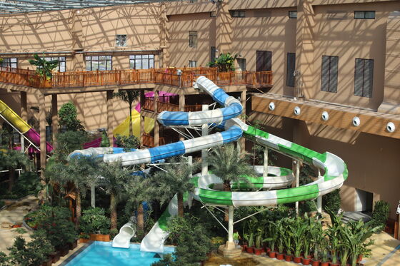 Multi Lane Customized Spiral Water Slide cho công viên nước - SGS kiểm toán nhà sản xuất