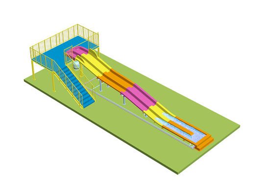 Slide nước cầu vồng cho trẻ em cho công viên nước