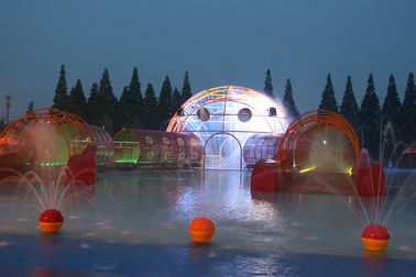 Outdoor Amusement Crab Maze Playground Equipment, Water Park Large Aqua Play