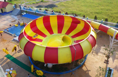 Trượt nước bằng thủy tinh, Công viên nước cao 19m Super Bowl For Water Park