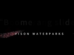 Đường trượt nước ngoài tùy chỉnh, Công viên giải trí Boomerang Đường trượt nước cho 2 người