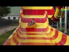 Slide nước theo yêu cầu bằng sợi thủy tinh / Công viên giải trí Boomerang Aqua Slide For Giant Water Park