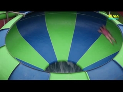 Fiberglass Space Bowl Slide cho công viên giải trí