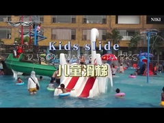 Slide nước trẻ em bằng sợi thủy tinh, Slide nước hồ bơi ngoài trời cho trẻ em với chiều cao an toàn